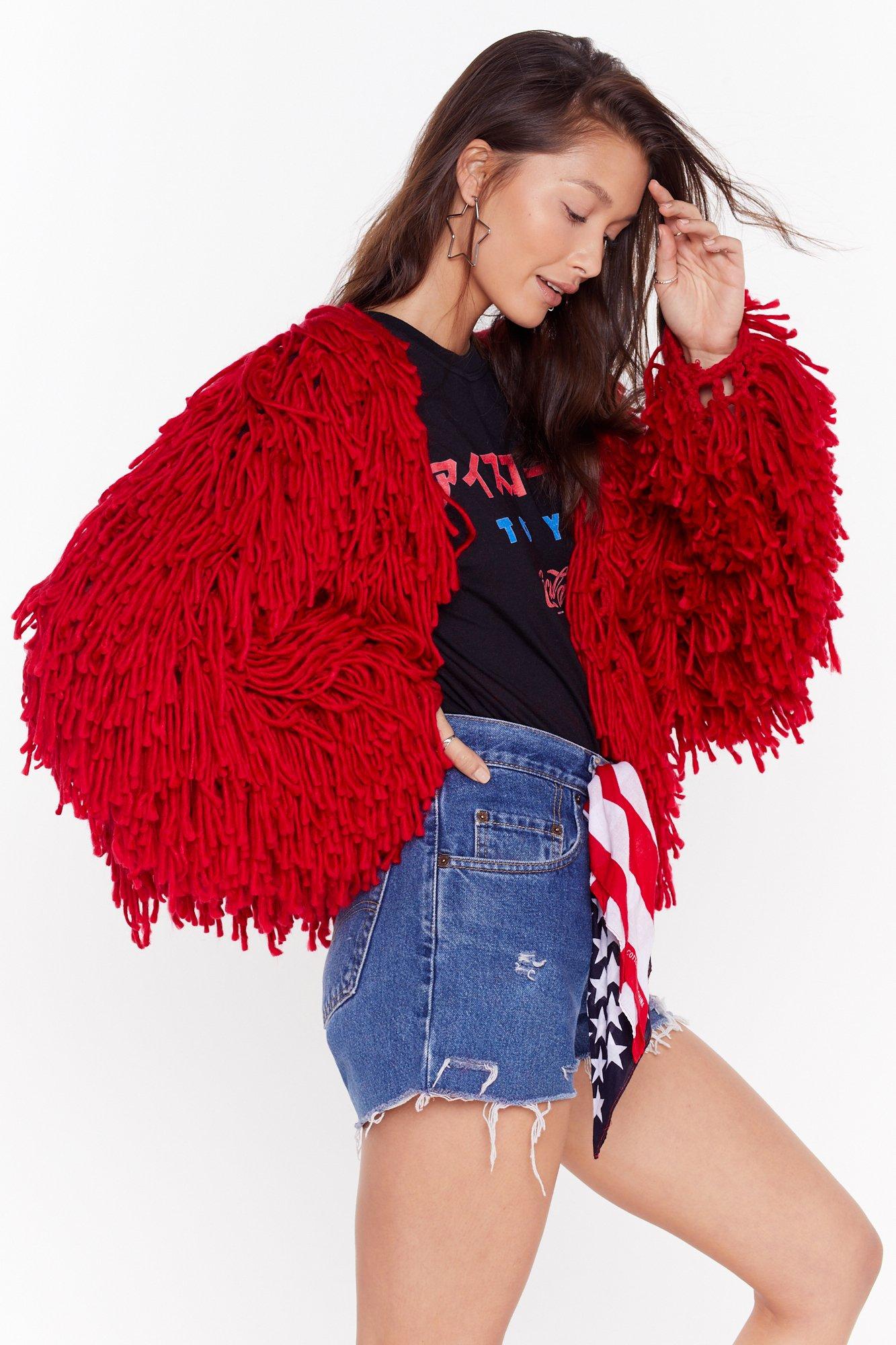 Bad Romance Shaggy Cardigan