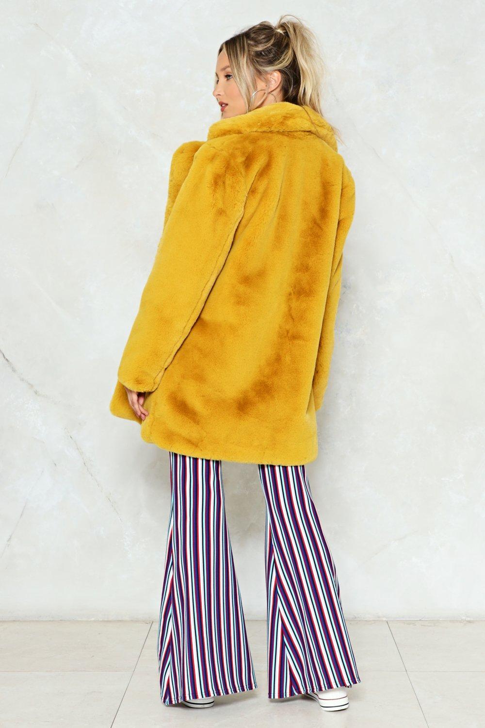 Surfin bird 2025 faux fur coat