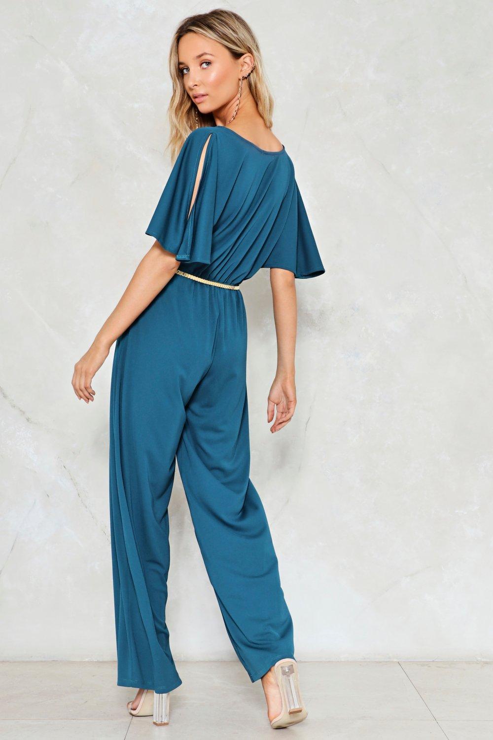 Easy Breezy Plunging Jumpsuit