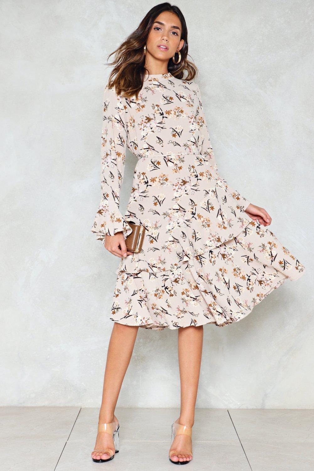 nasty gal floral dress