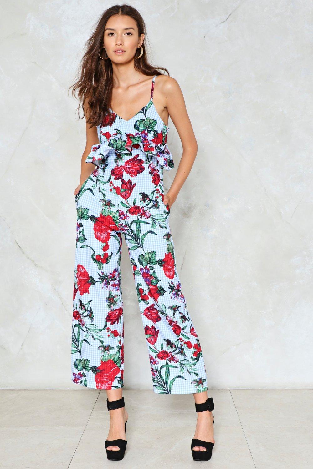 long floral jumpsuit