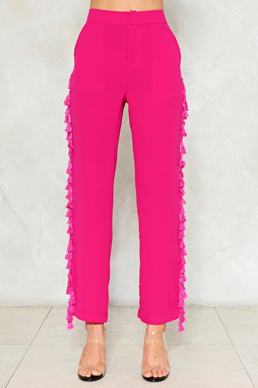 tassel pants
