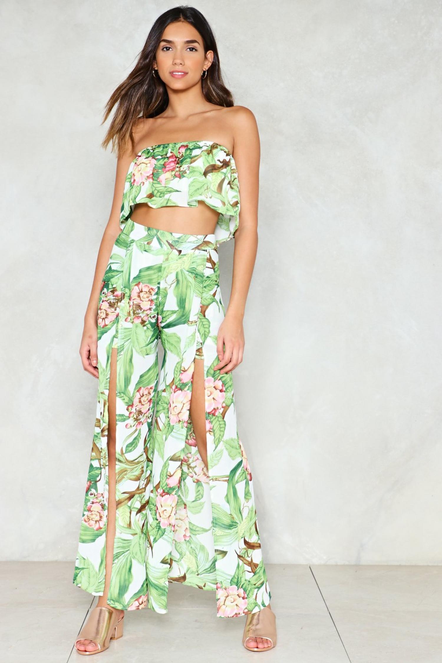 What a Re-leaf Top and Pants Set | Nasty Gal