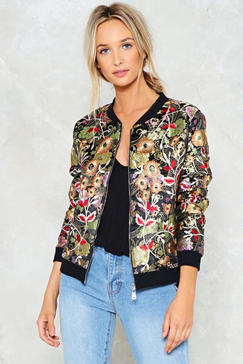 floral summer jacket