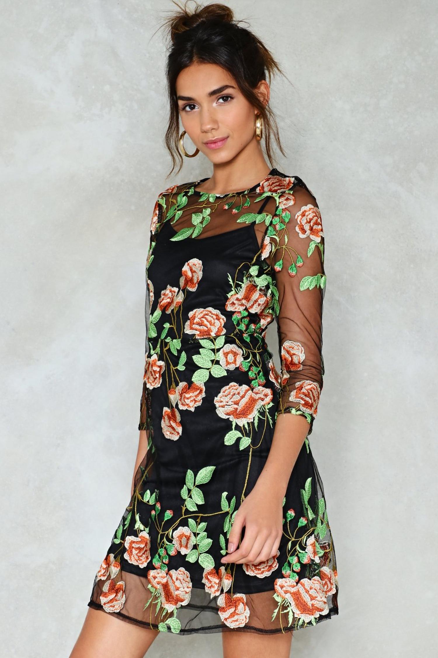 Easier Thread Than Done Floral Dress | Nasty Gal