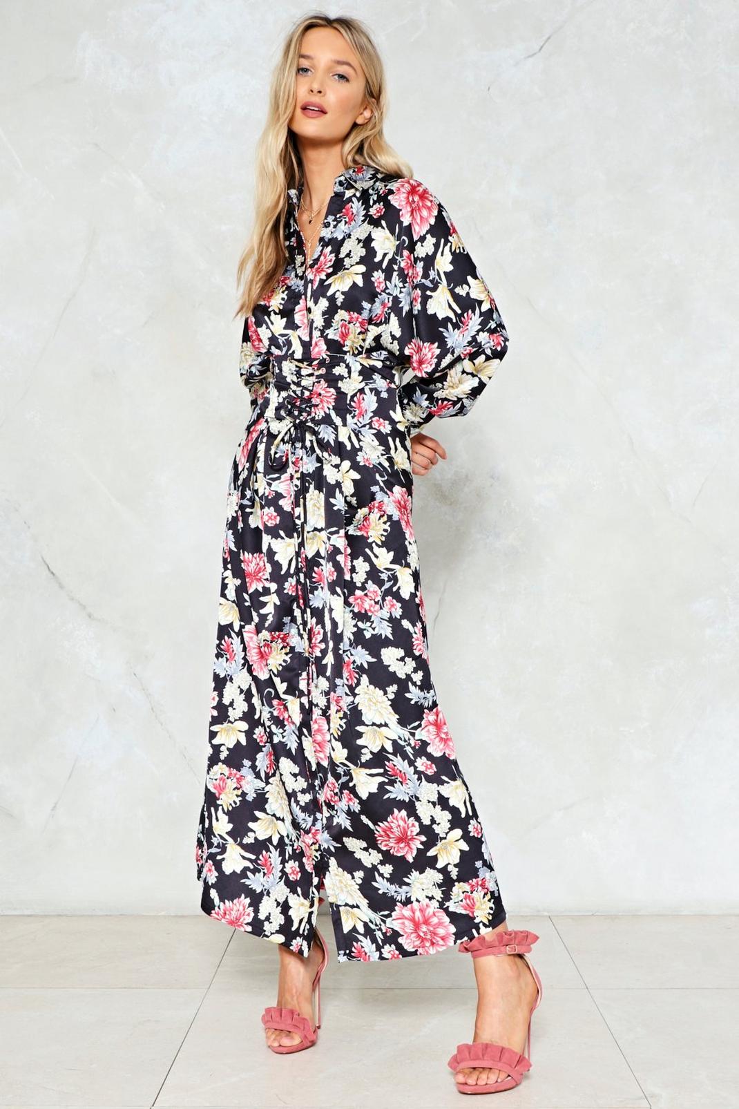 In Season Floral Maxi Dress image number 1