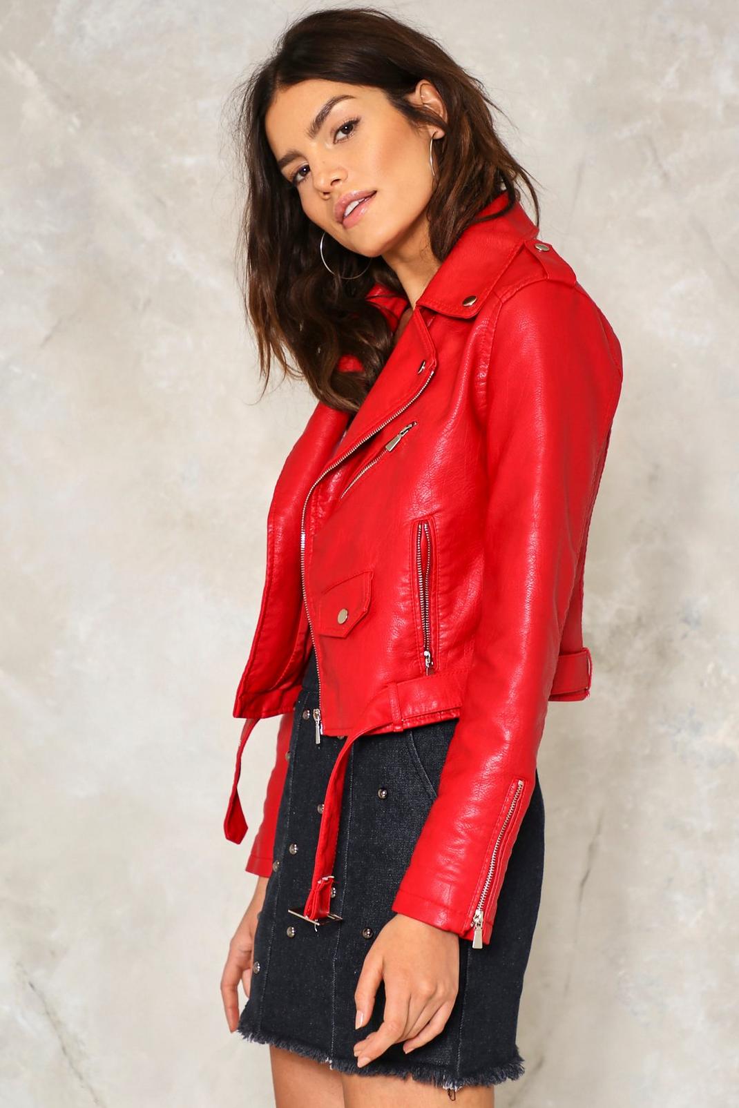 Ride On Faux Leather Cropped Moto Jacket | Nasty Gal