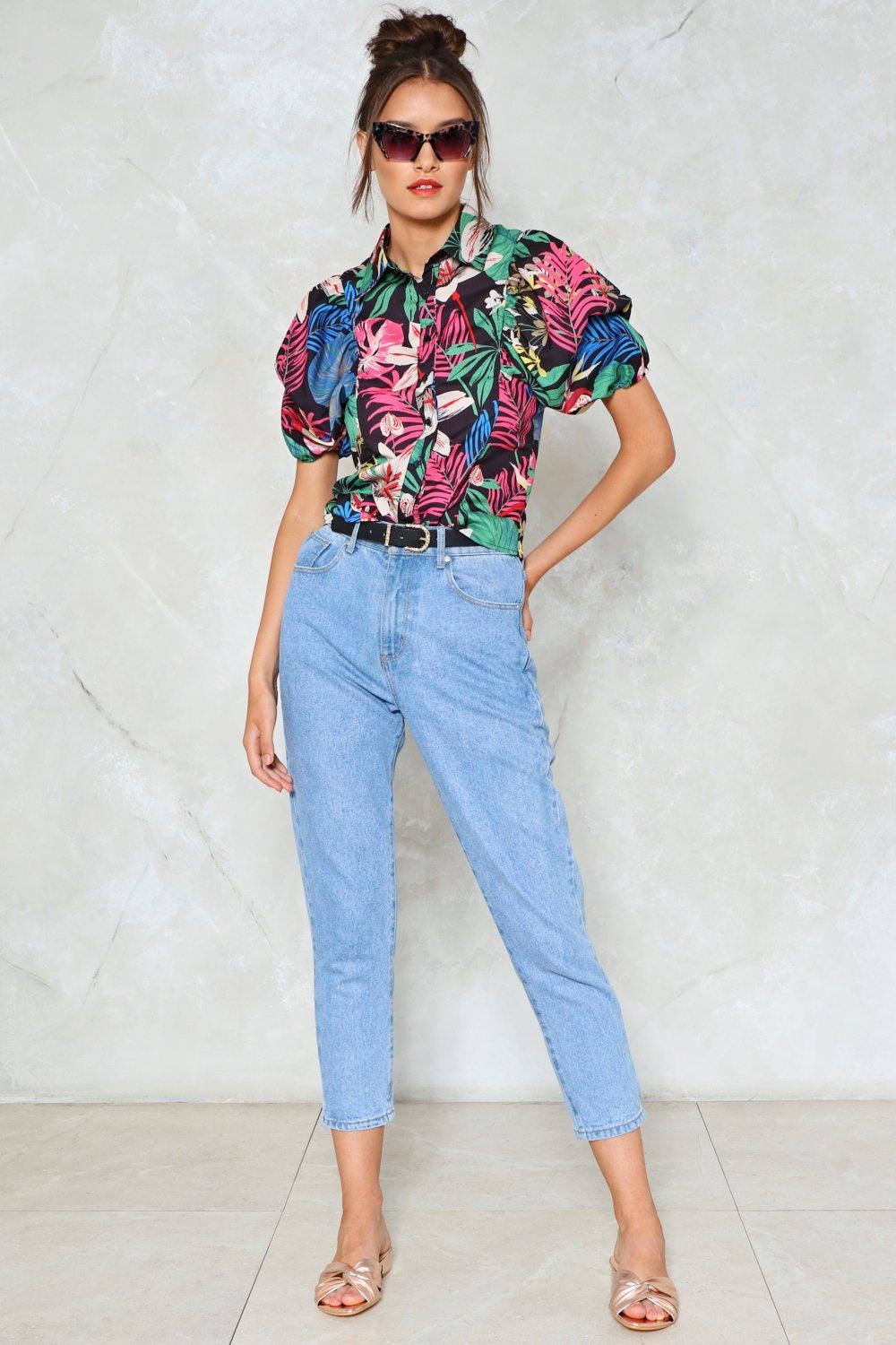 Hawaiian outfit with clearance jeans