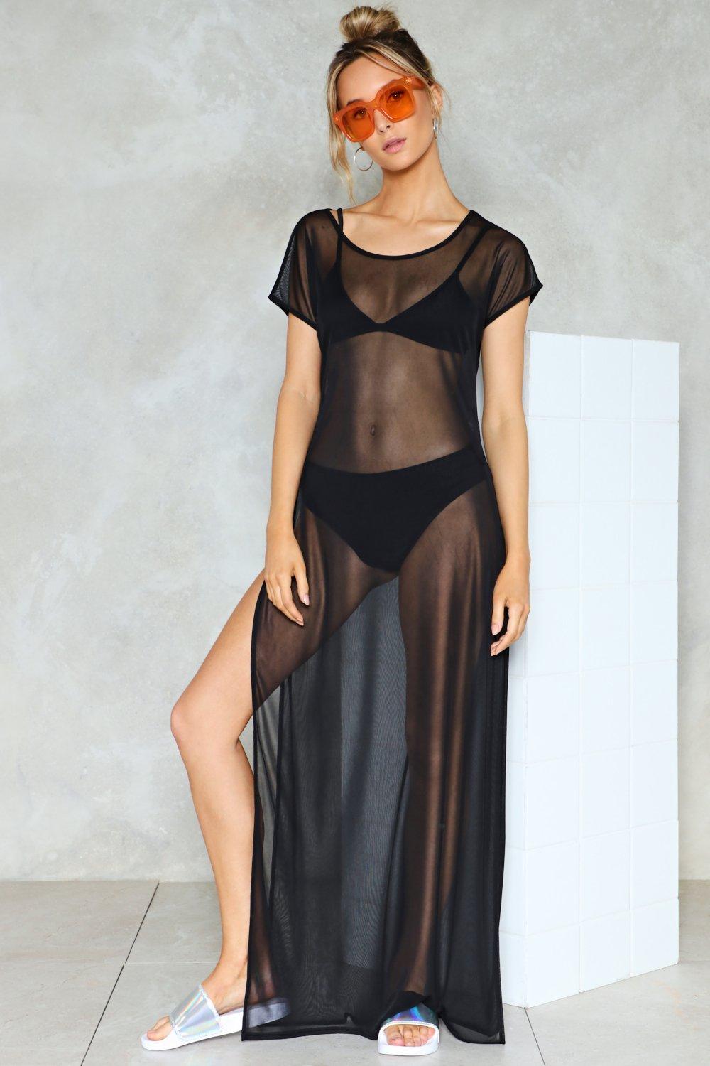 Dark Hour Mesh Cover-Up | Nasty Gal