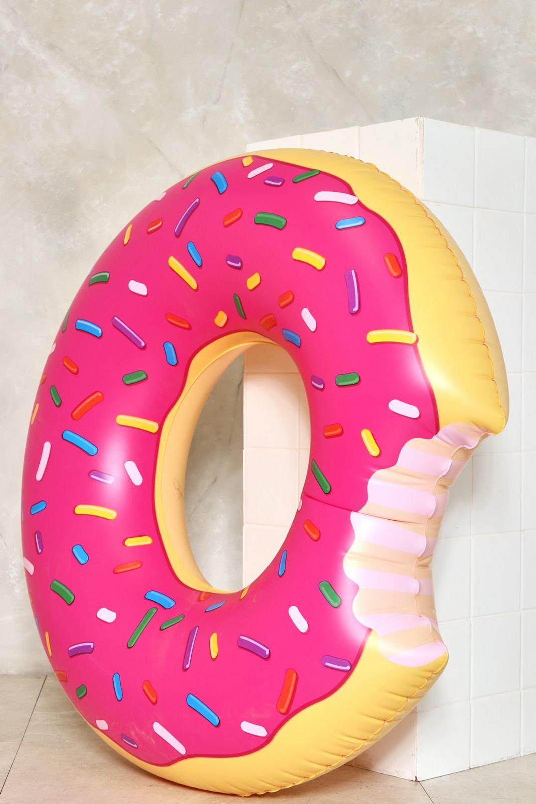 pink donut float