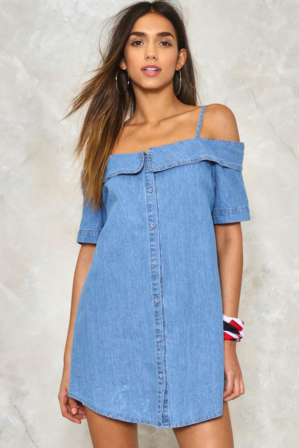 blue jeans dress