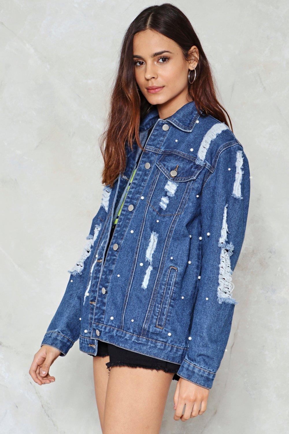 rough denim jacket