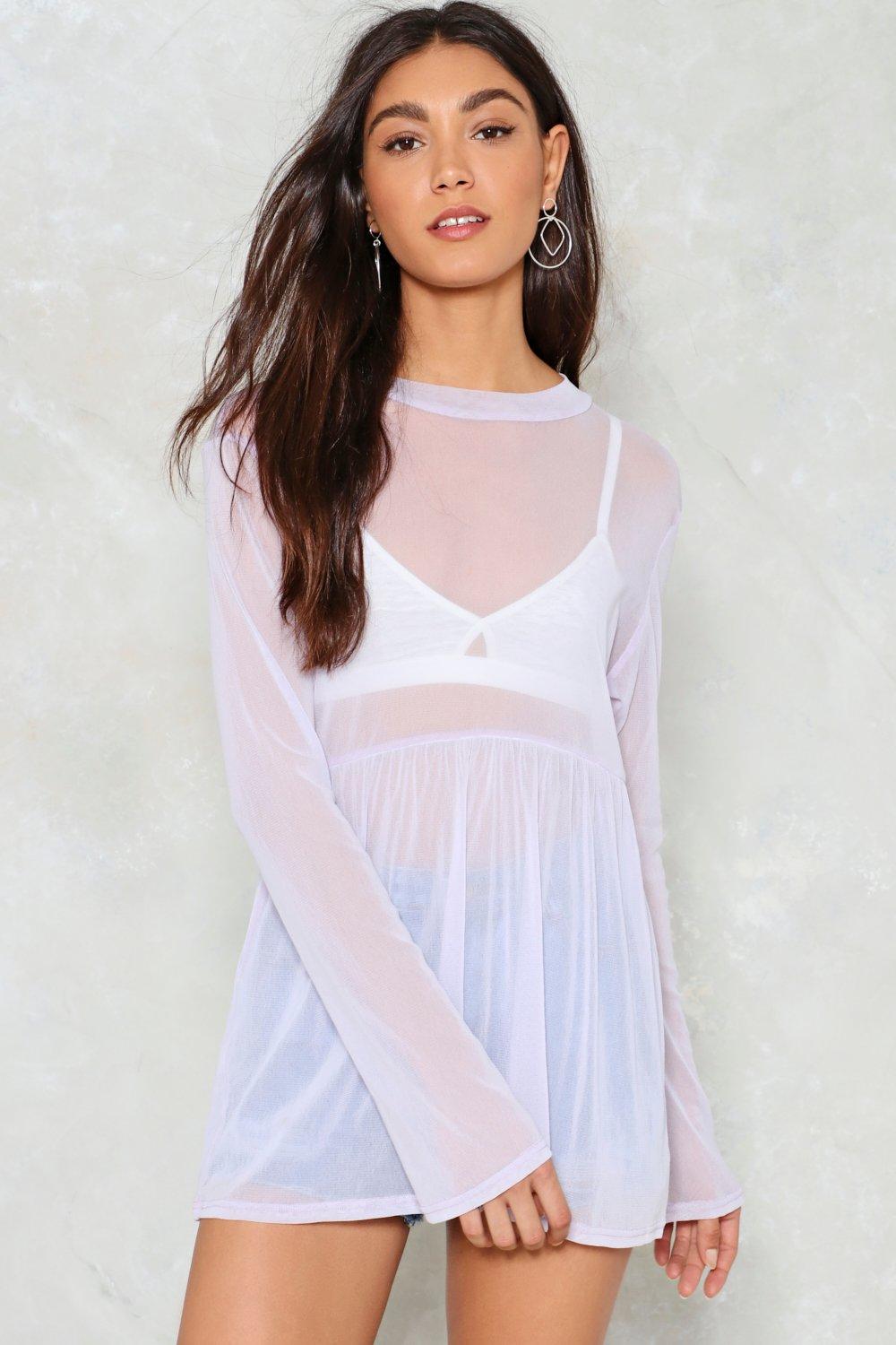 bralette mesh top