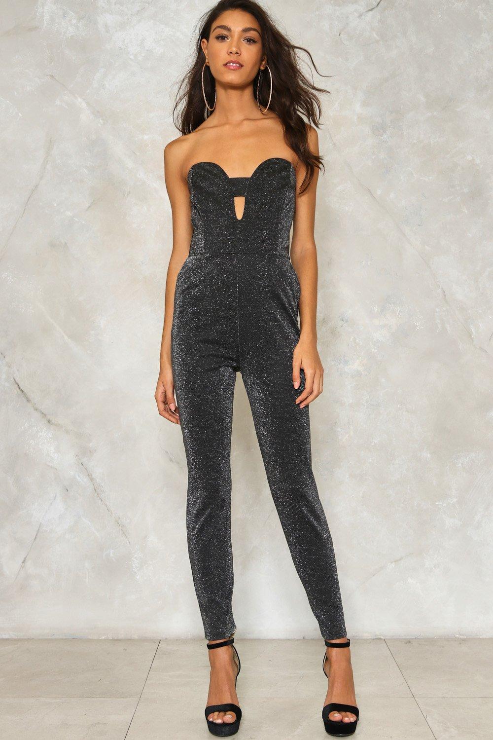 glitter jumpsuit