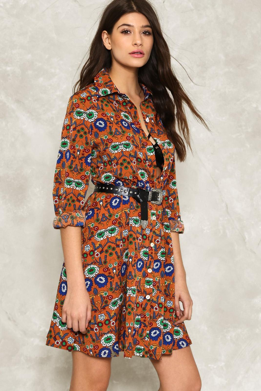 Look at Those Stems Floral Dress | Nasty Gal