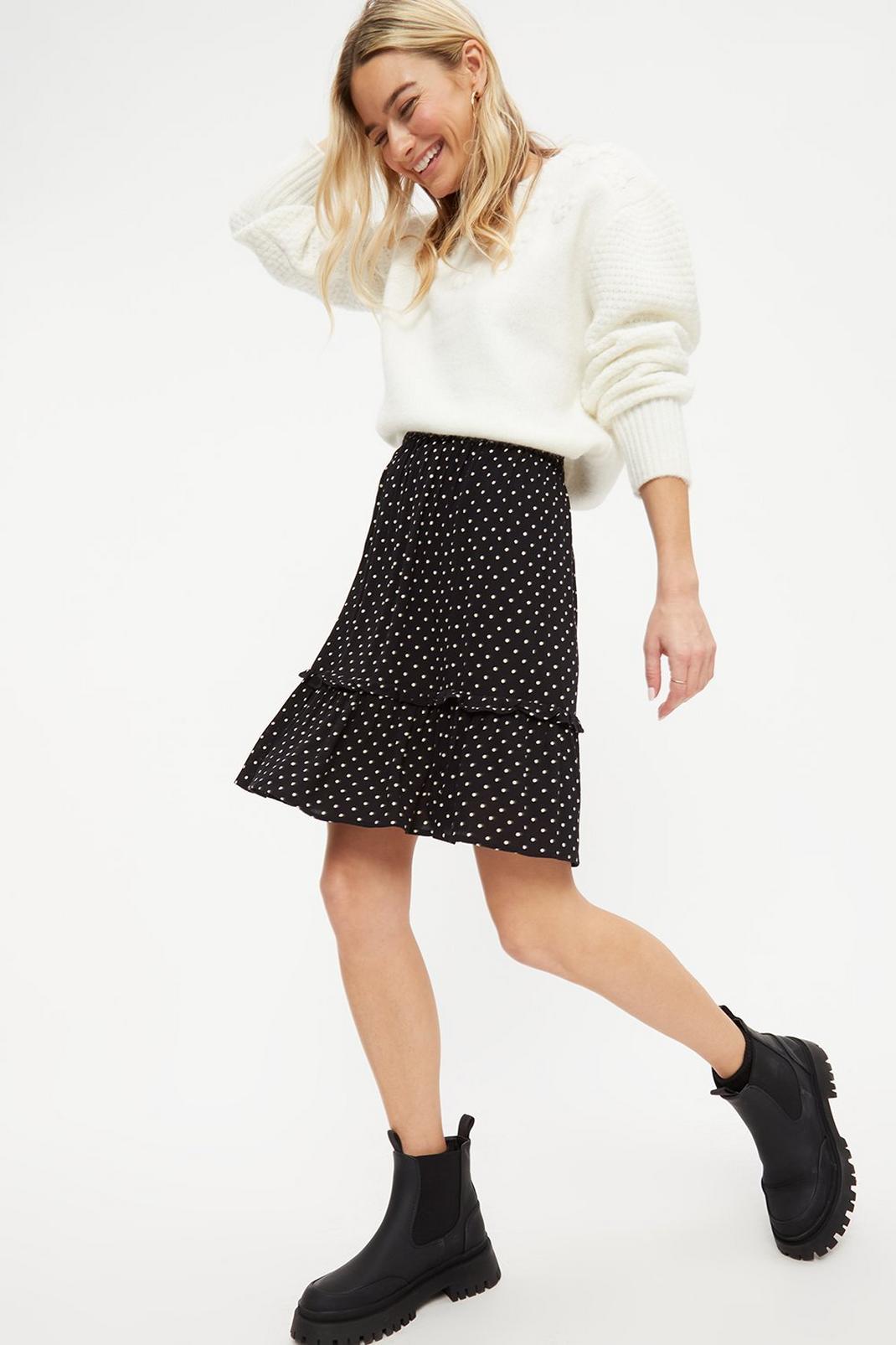 105 Black Spot Mini Skirt image number 2