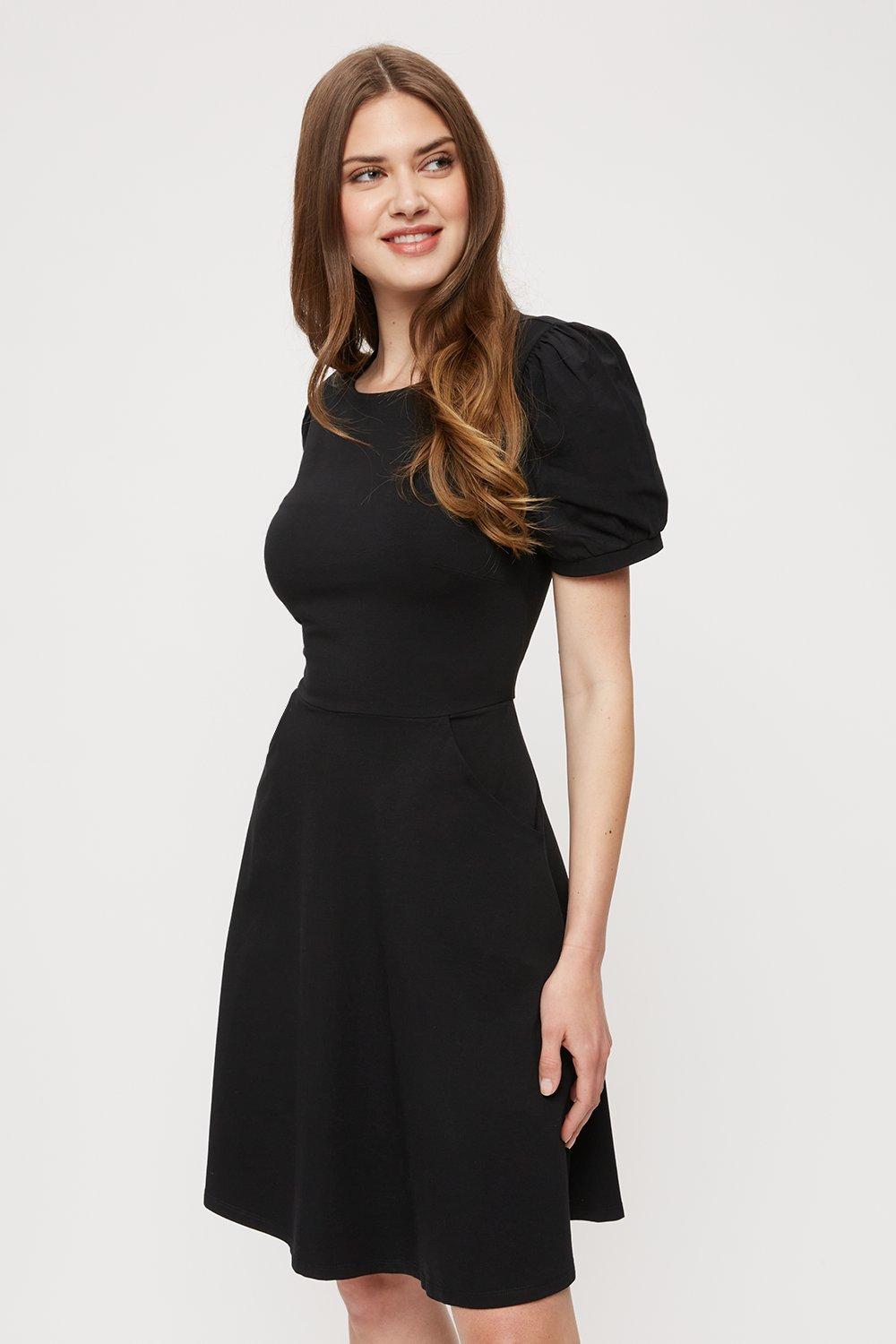 dorothy perkins black t shirt dress