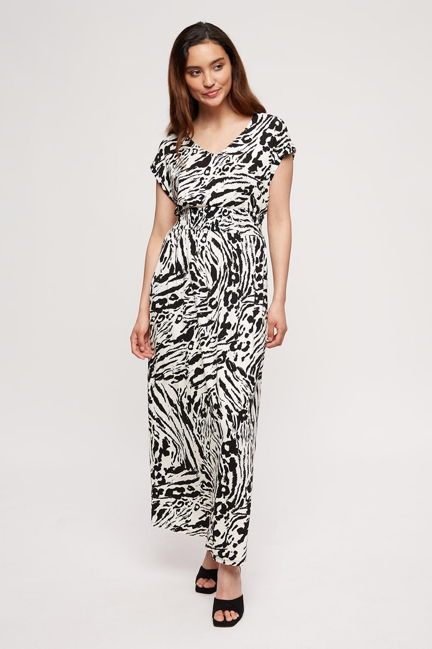 Petite Mono Abstract Print Maxi Dress | Dorothy Perkins UK