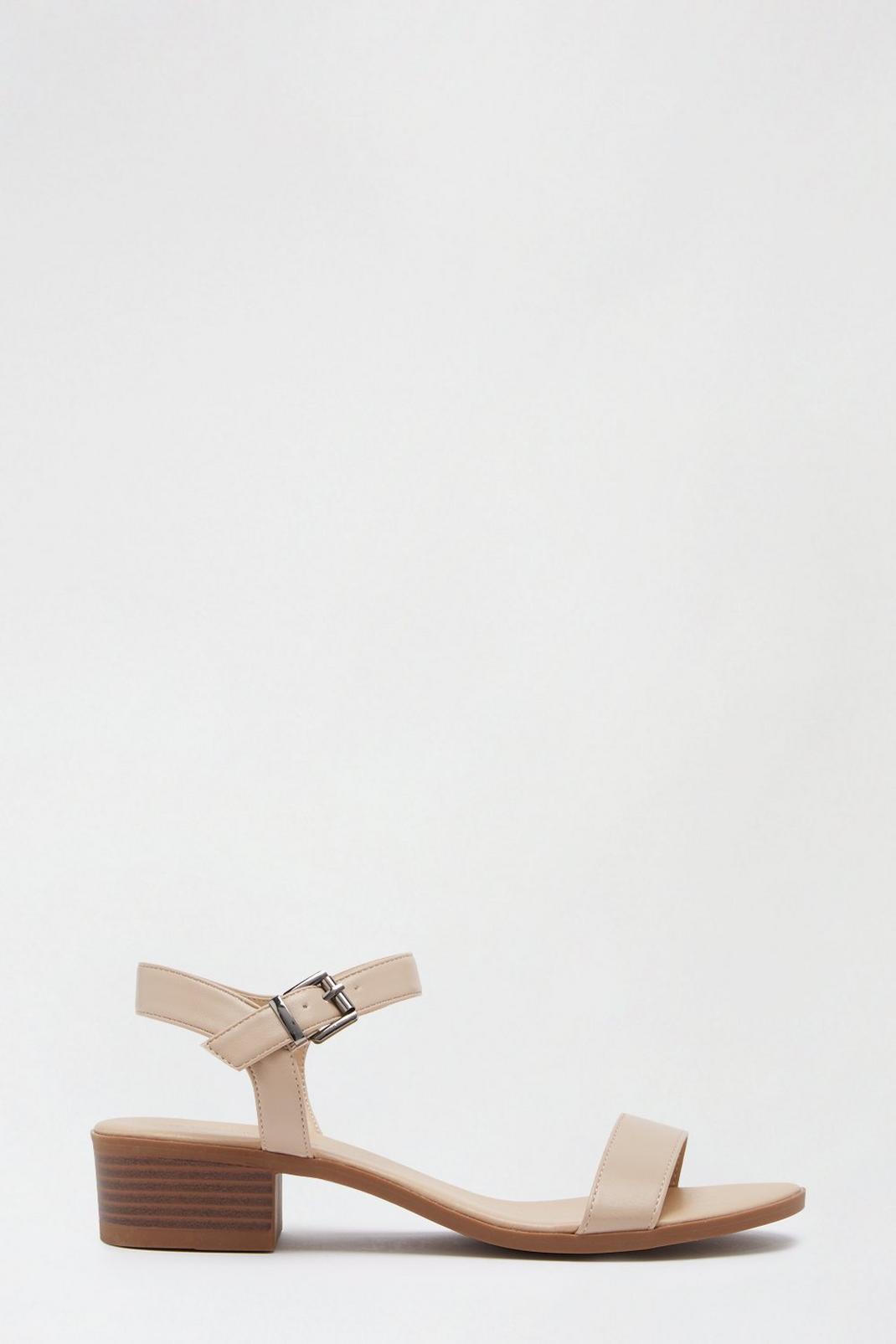 107 Blush Comfort Saoirse Low Block Heel Sandal image number 1