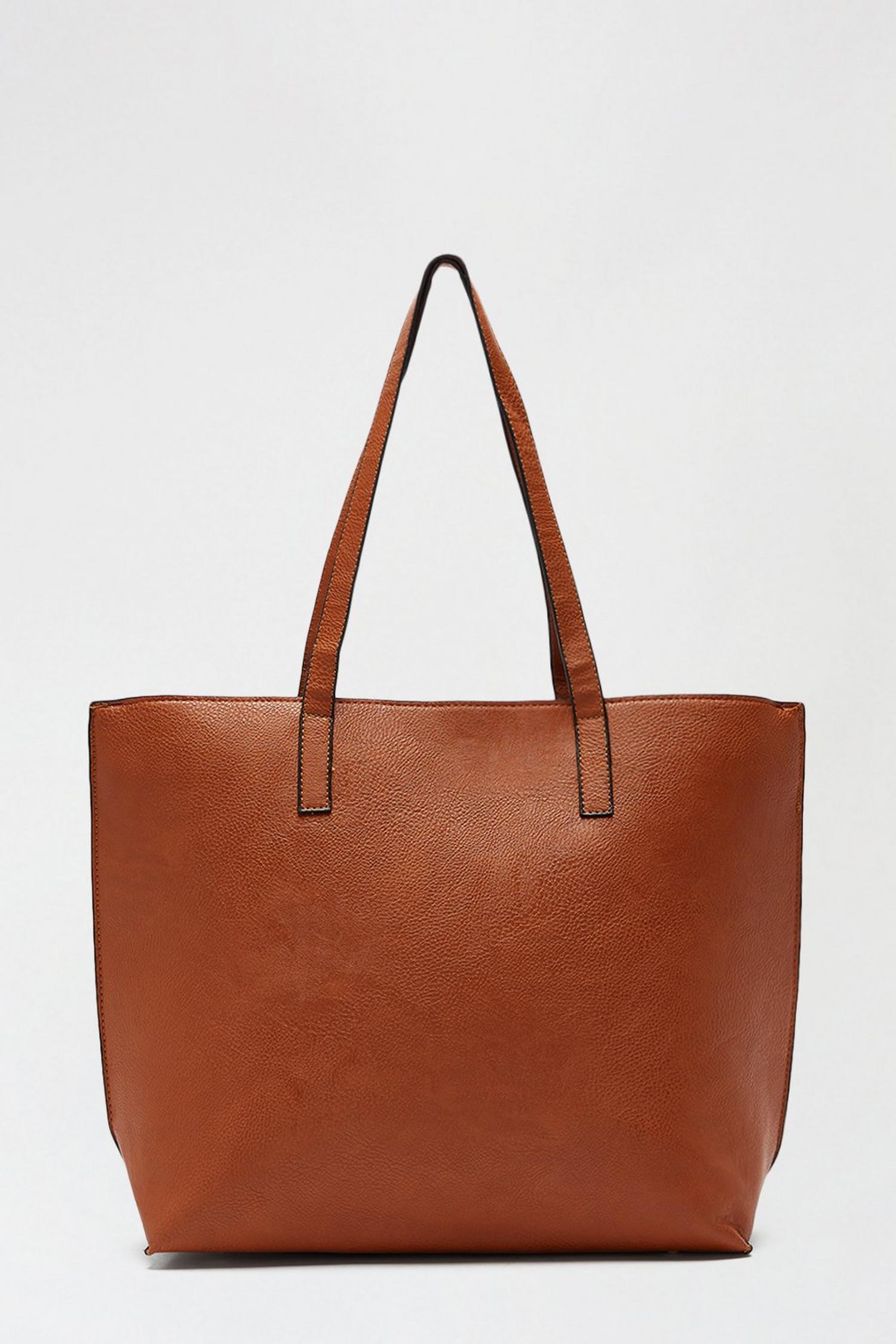 Tan Shopper Bag | Dorothy Perkins UK