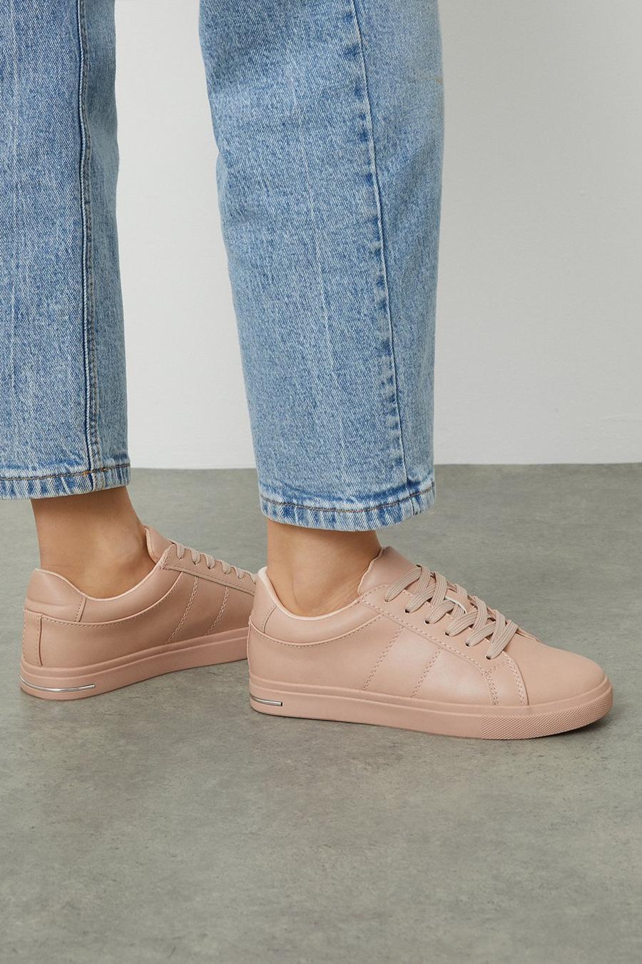 Blush Infinity Lace Up Trainer