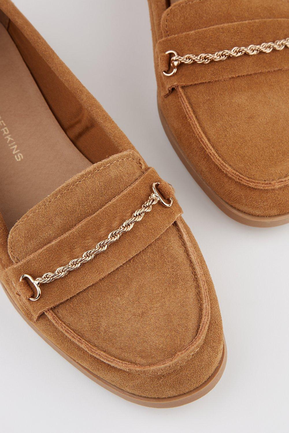 dorothy perkins tan loafers