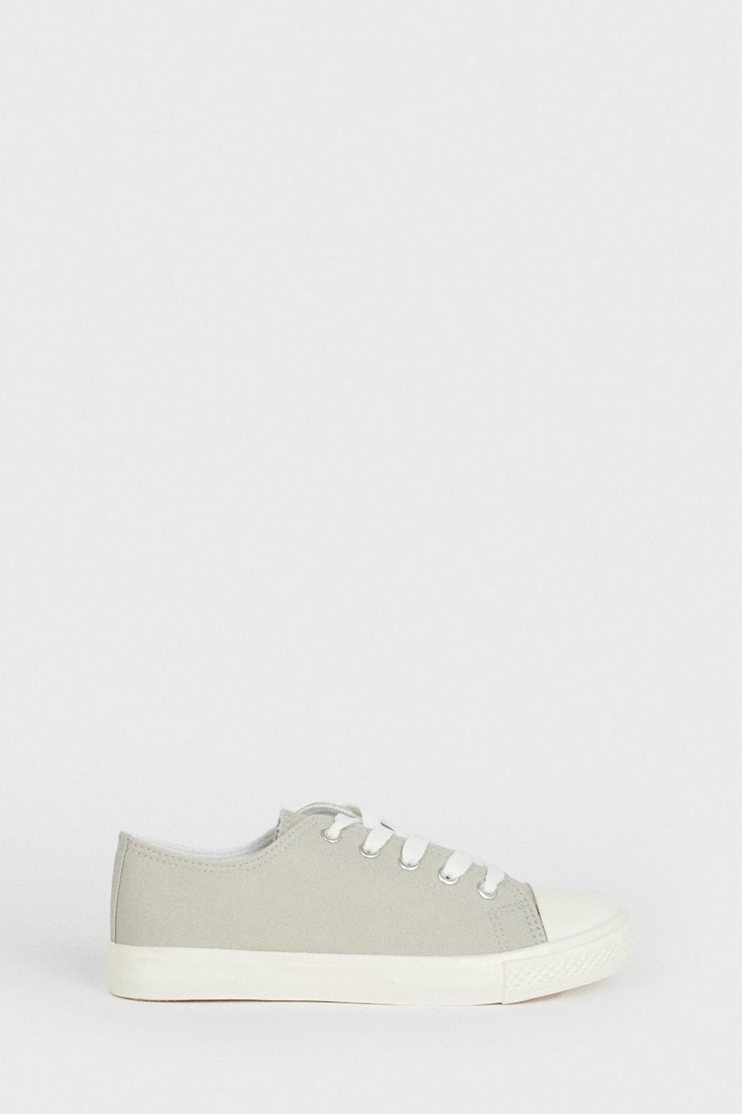 131 Grey Eco Icon Canvas Trainer image number 2
