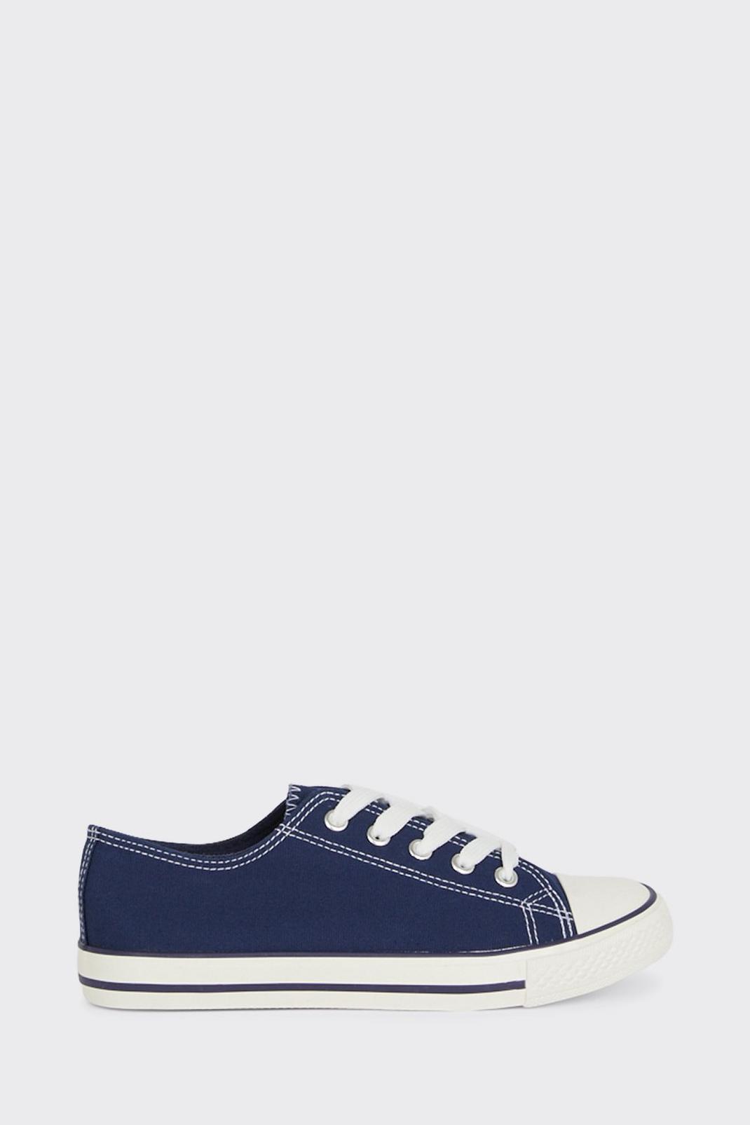 148 Navy Eco Icon Canvas Trainer image number 2