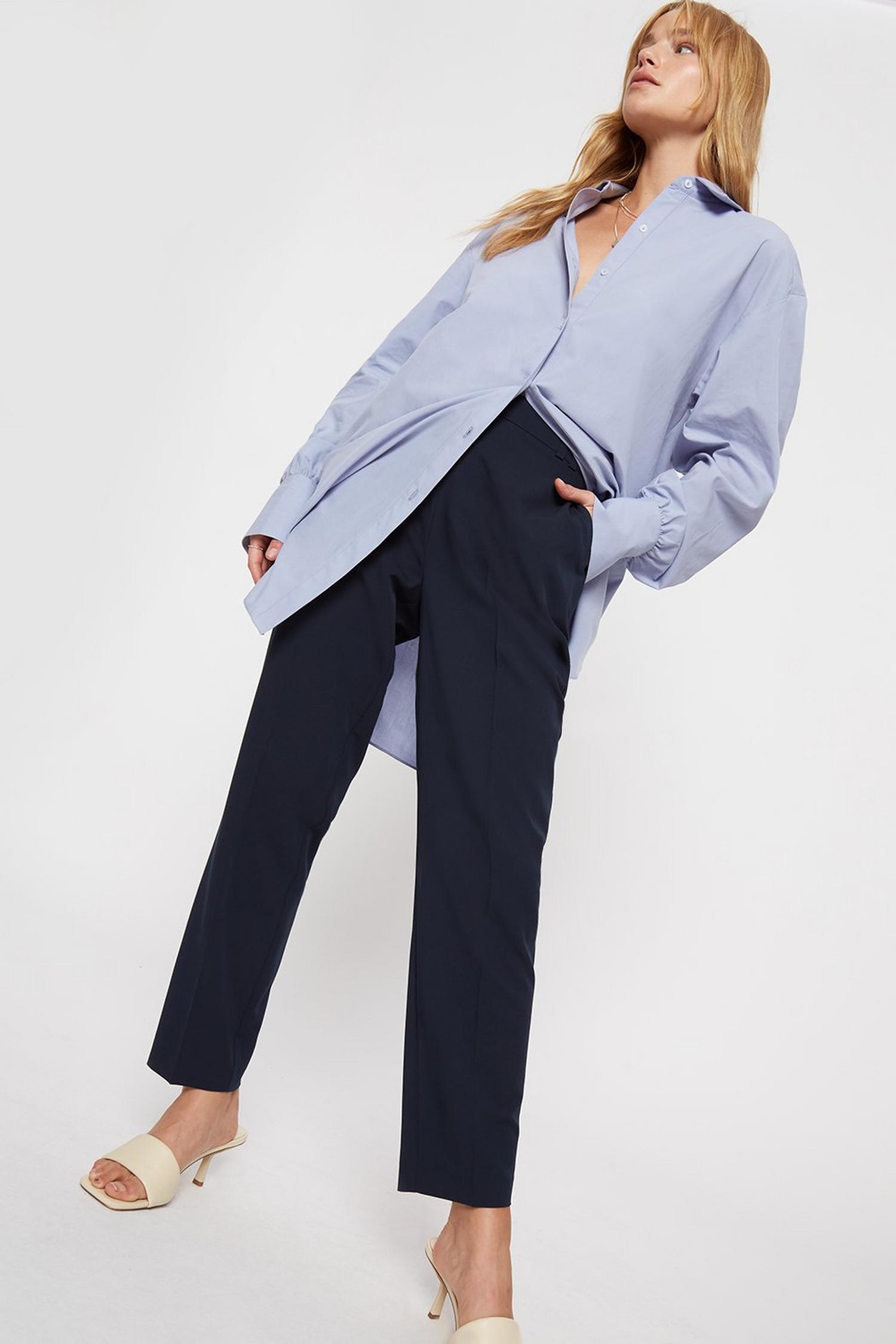 navy high waisted pants