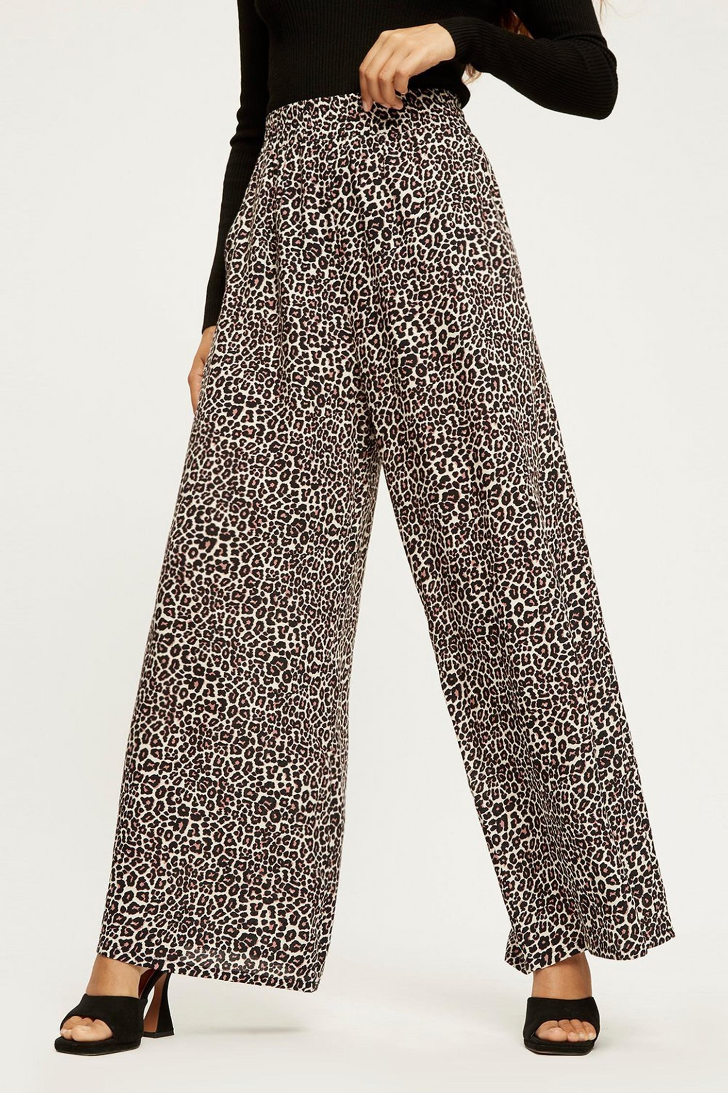 Petite Animal Print Palazzo Trouser | Dorothy Perkins UK