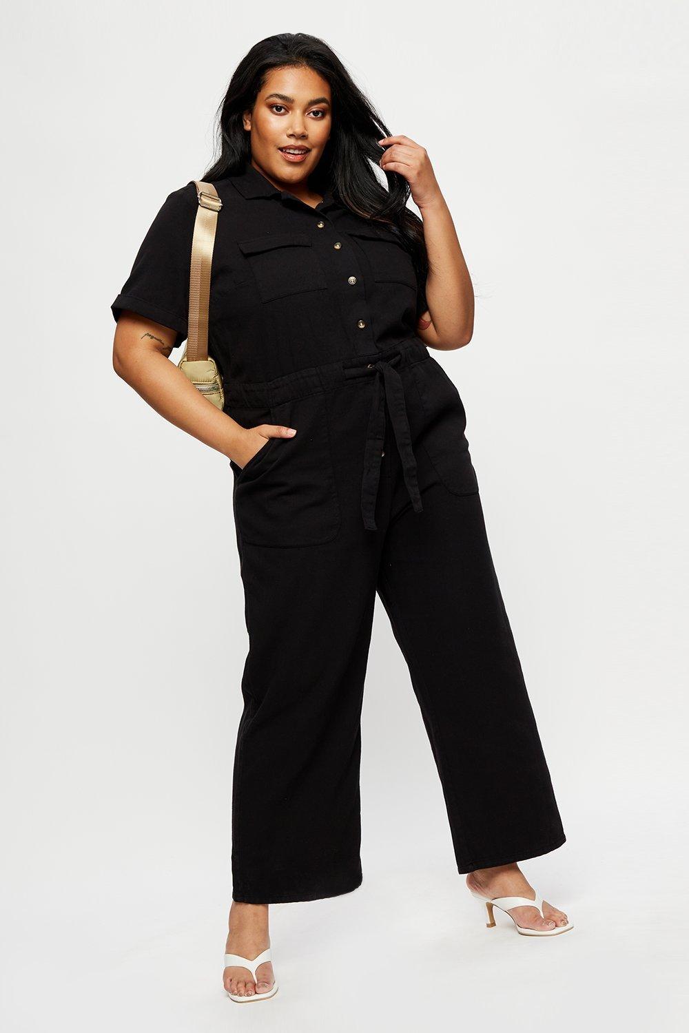 black jump suit for women