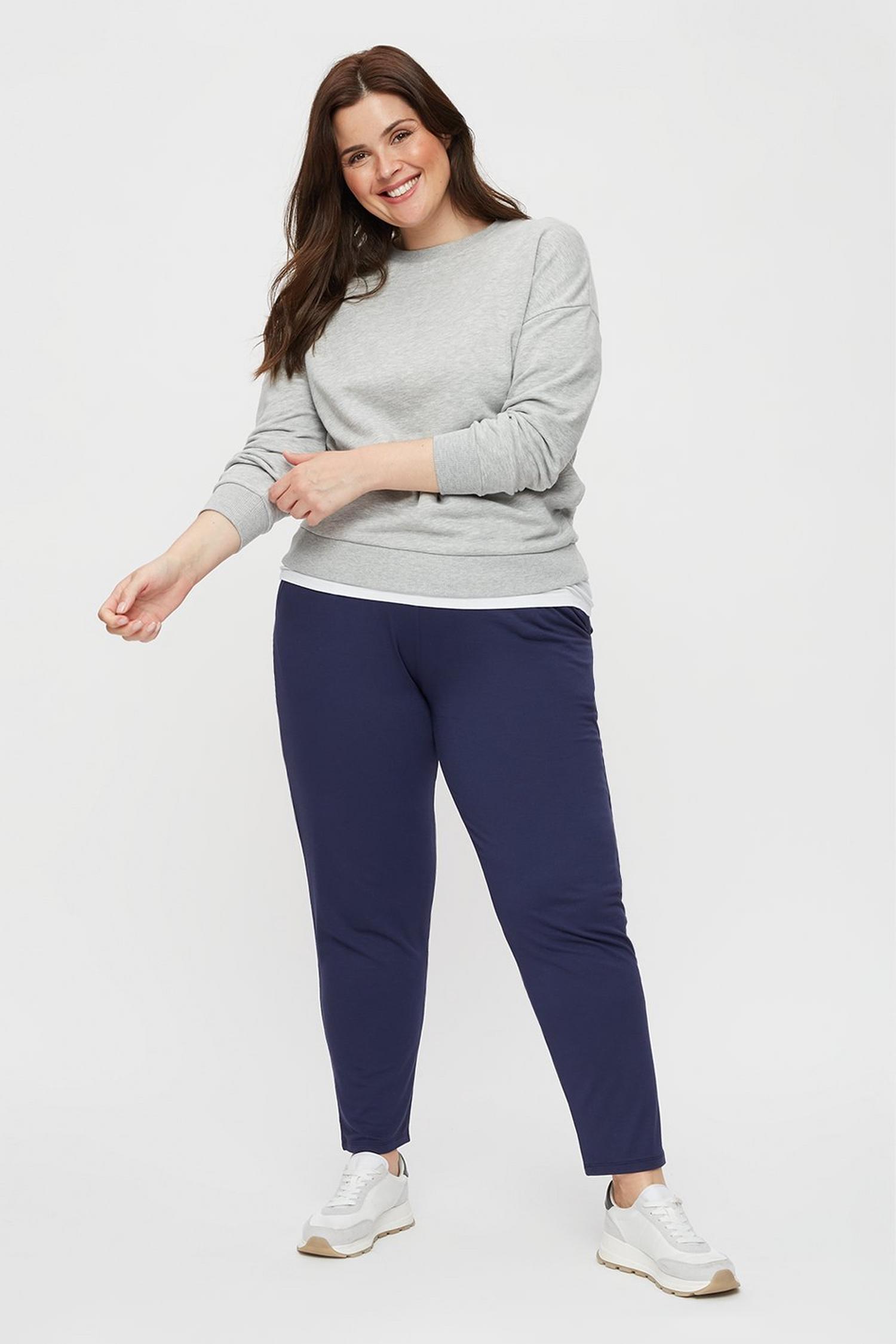 Curve Navy Jersey Jogger | Dorothy Perkins UK