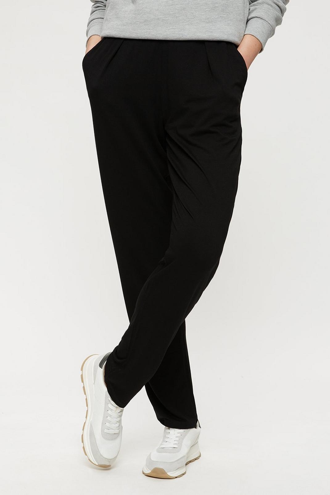 105 Tall Black Jersey Jogger image number 2