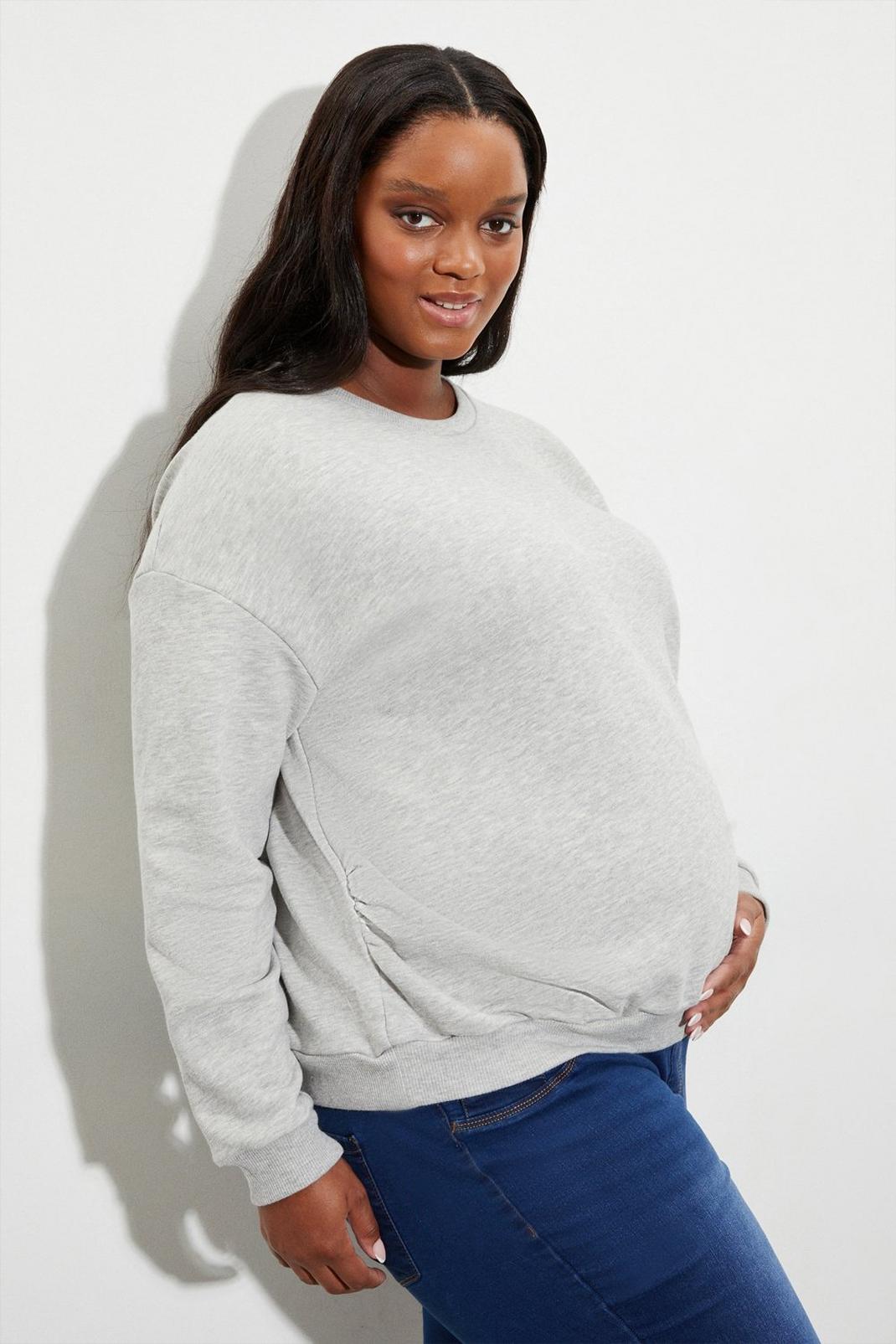 131 Maternity Grey Sweatshirt  image number 1