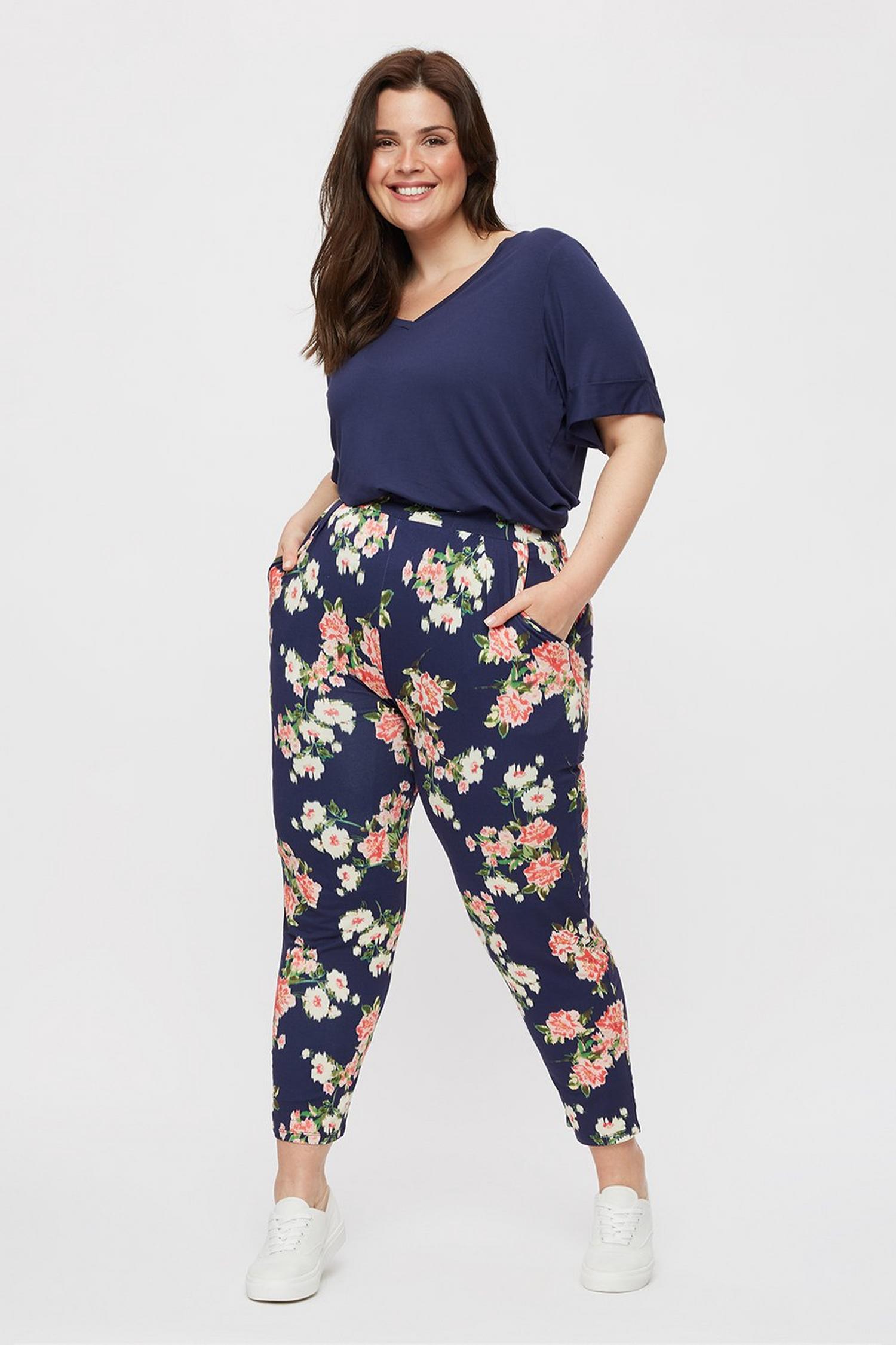 Curve Neutral Floral Jogger | Dorothy Perkins UK