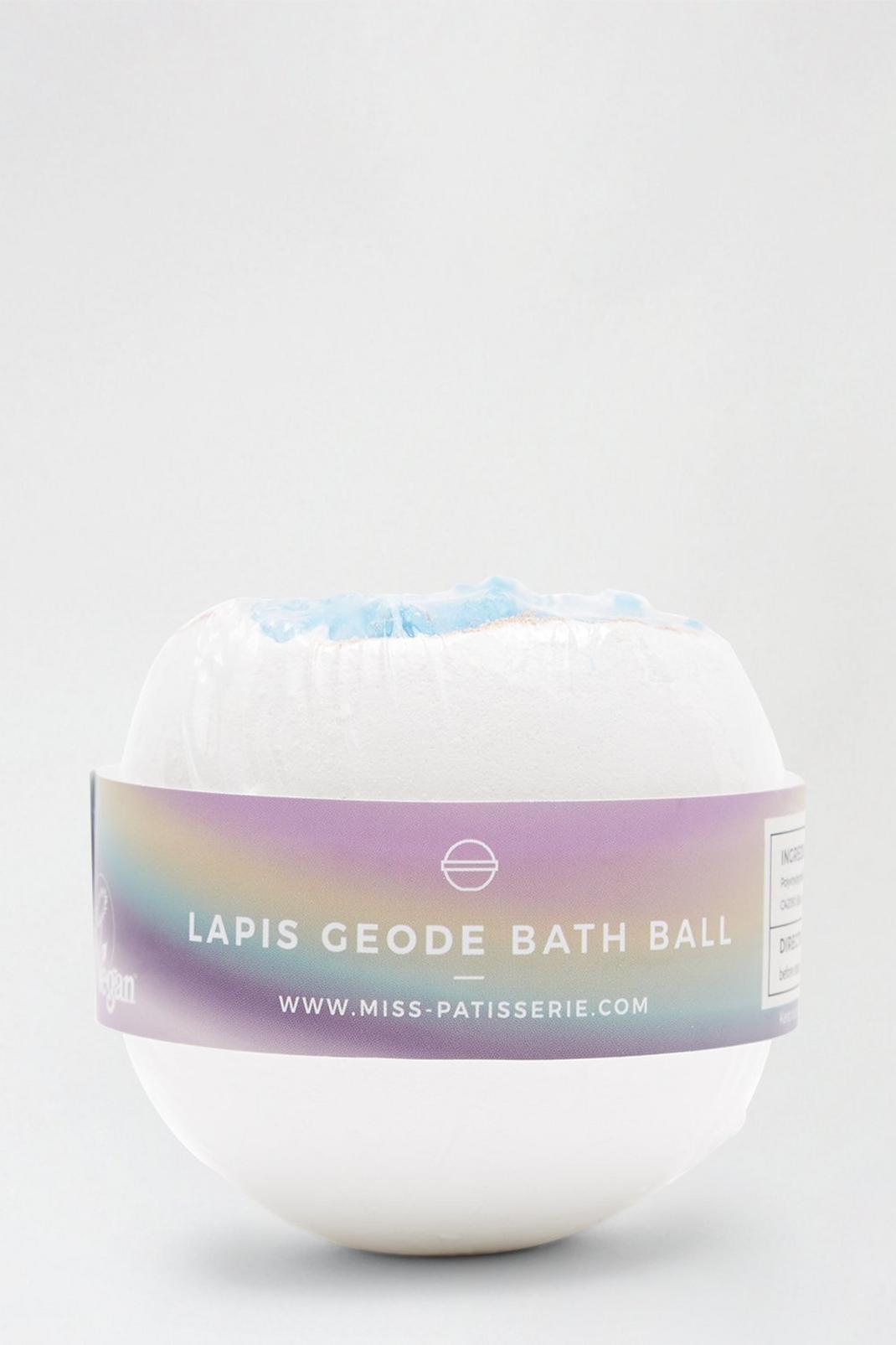 White Lapis Geode Bath Ball image number 1