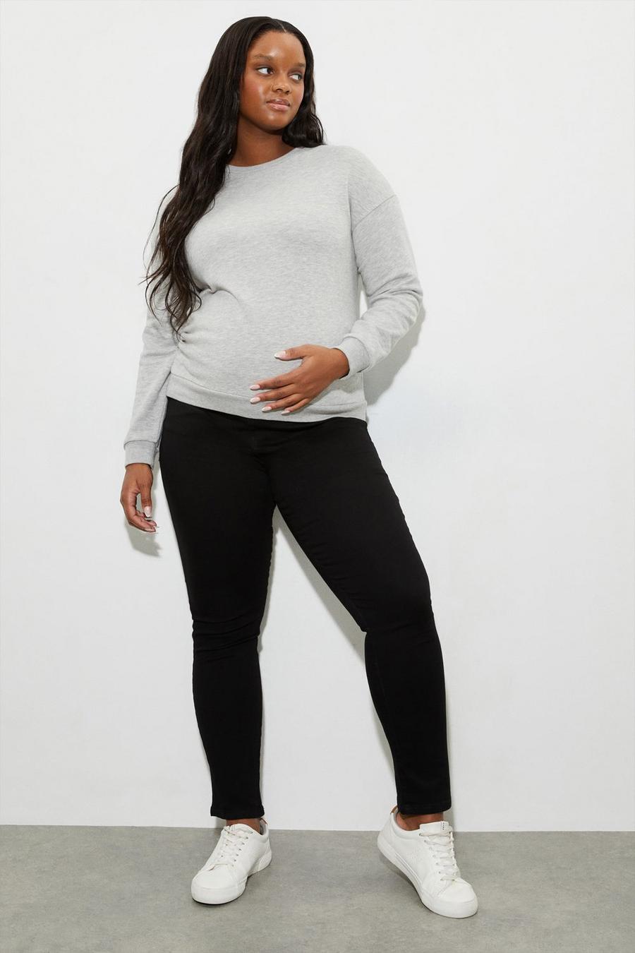 Maternity Black Ellis Underbump Skinny Jean