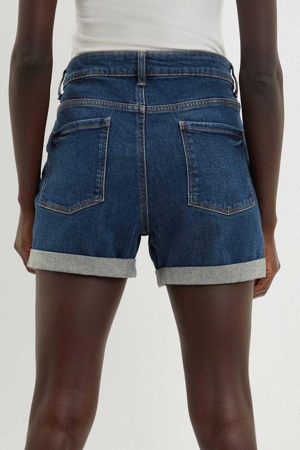 Womens Clothing Shorts Jean and denim shorts Goodthreads Denim Turn-cuff in Blue 
