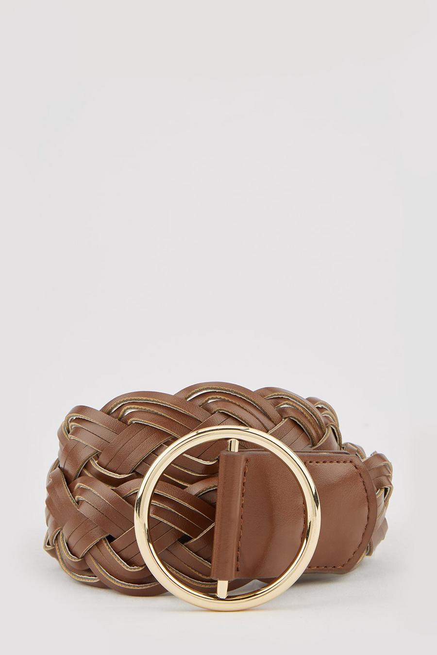 Chocolate Woven Belt