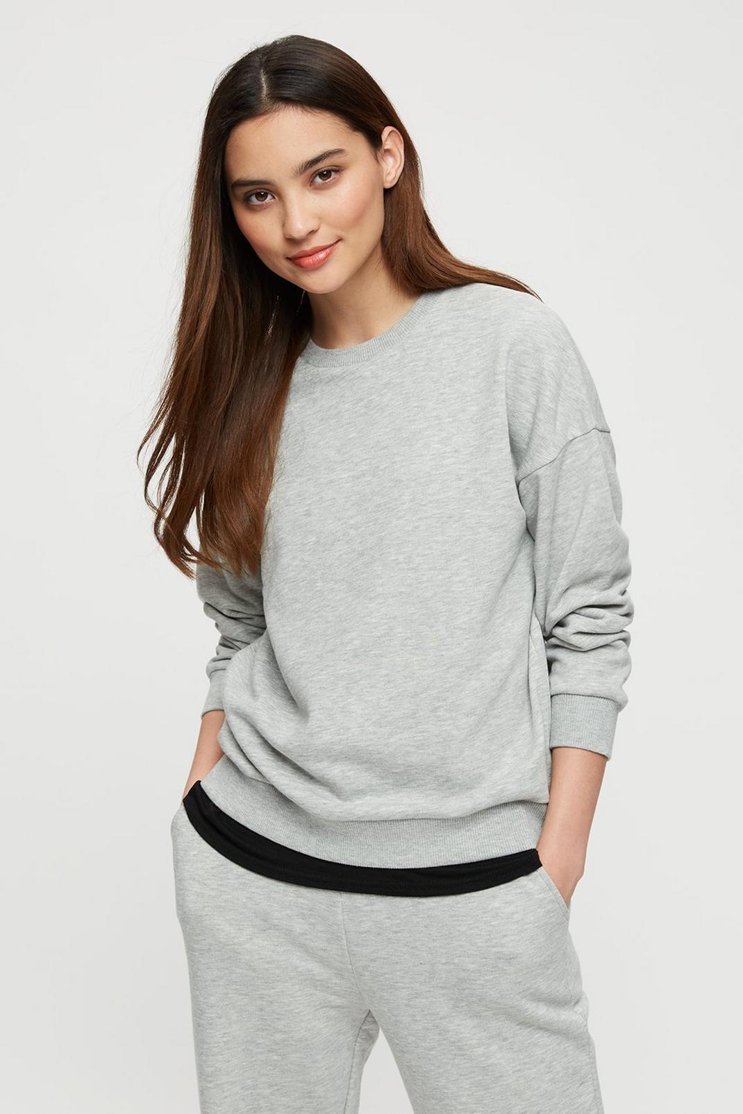 265 Petite Grey Marl Sweatshirt  image number 2