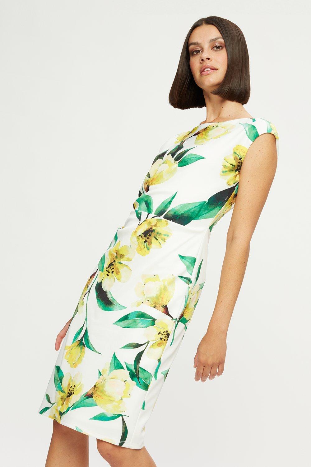 yellow floral dress dorothy perkins