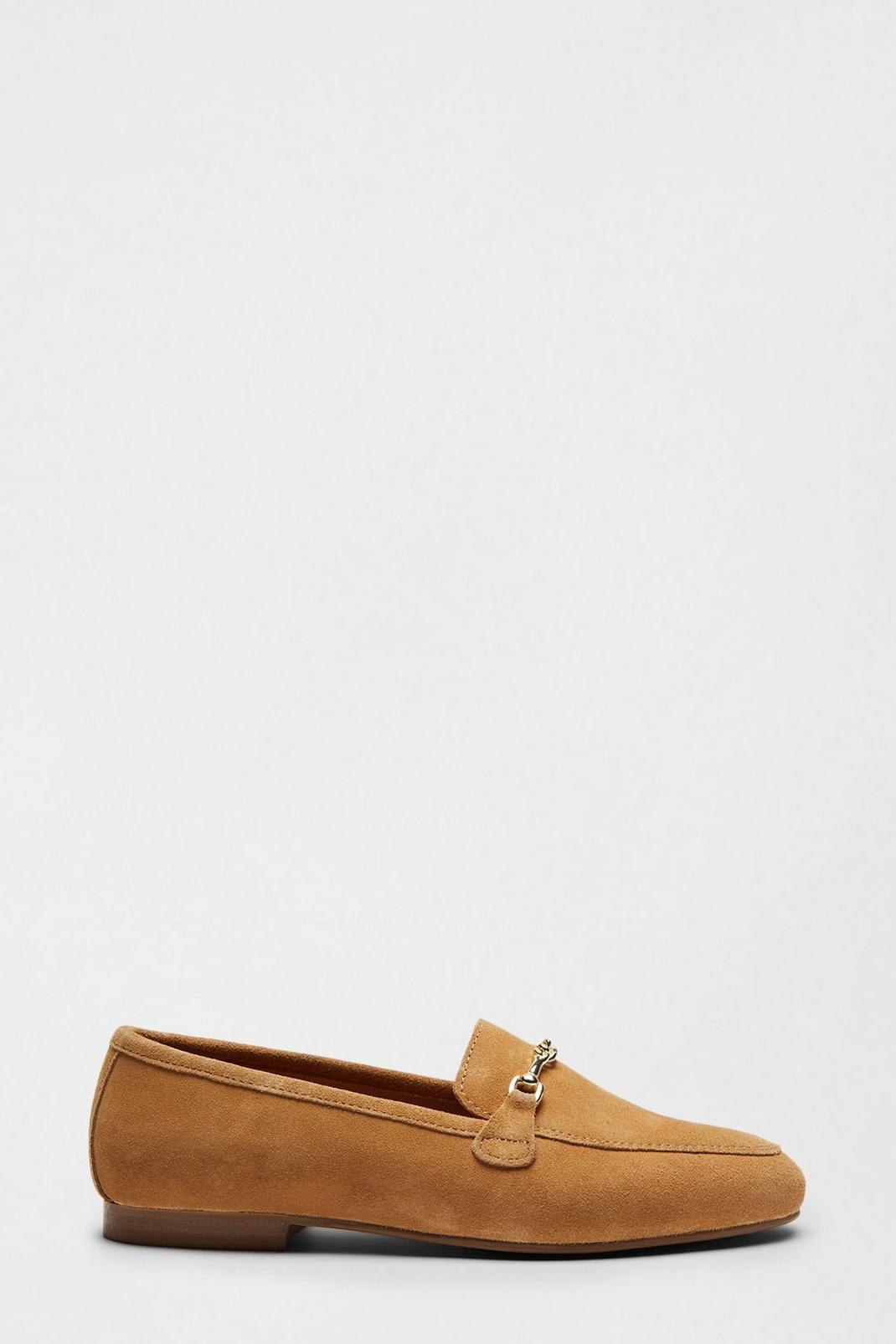 166 Suede Tan Liza Snaffle Loafer image number 1