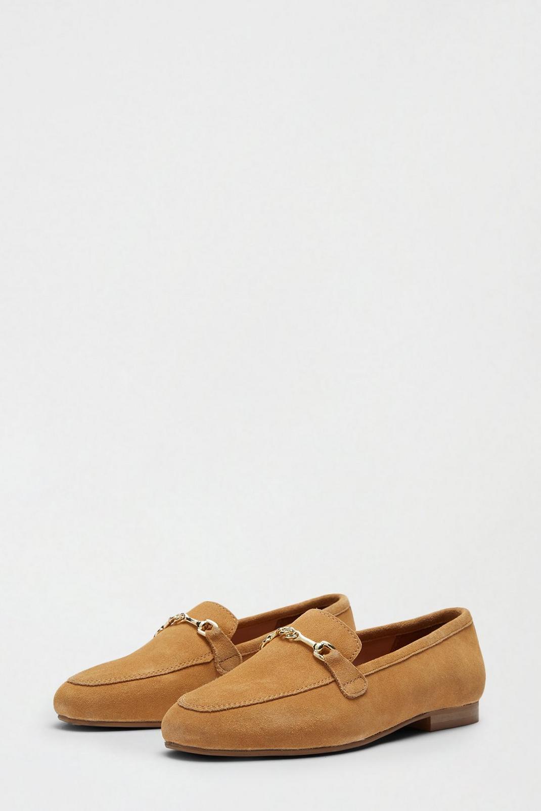 166 Suede Tan Liza Snaffle Loafer image number 2
