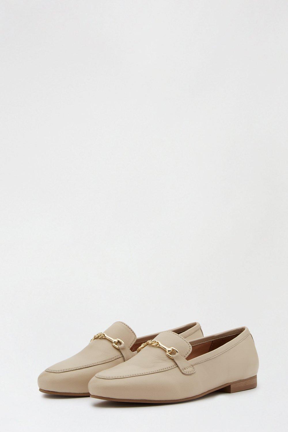 cream loafers