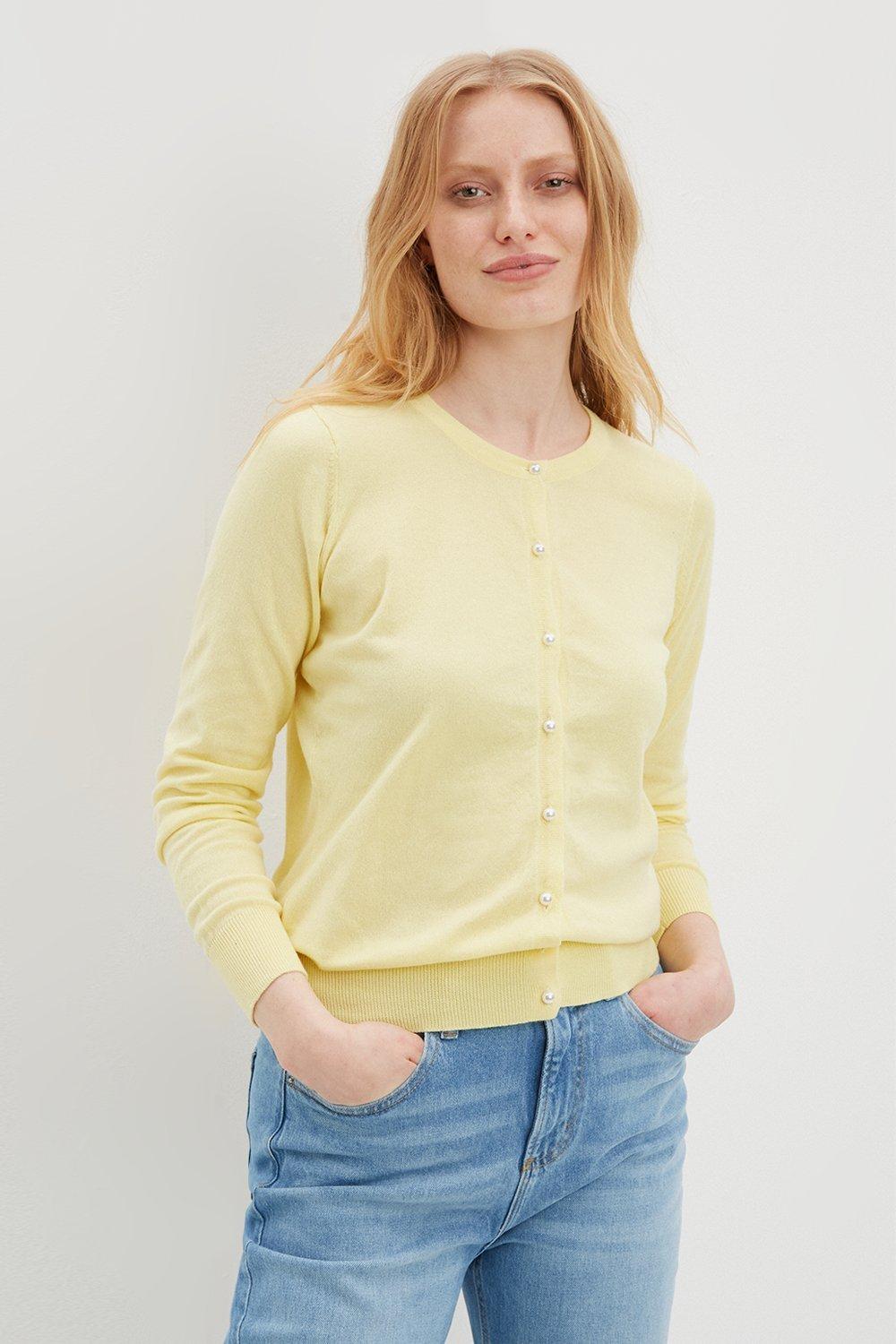 lemon cardigan