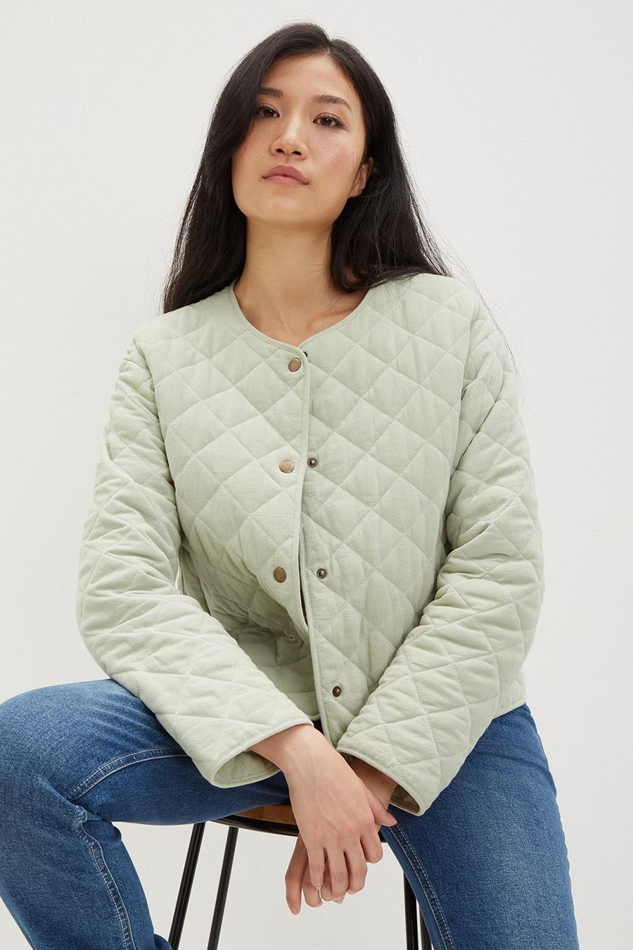 Sage Quilted Jacket