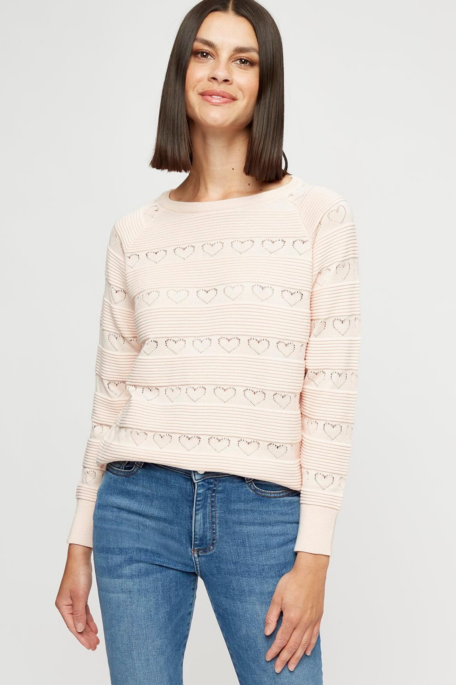 lipsy lofty pointelle jumper