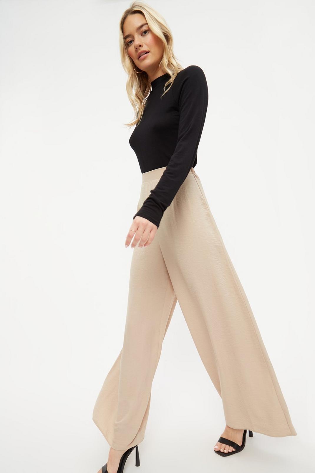 Camel Palazzo Trouser image number 1