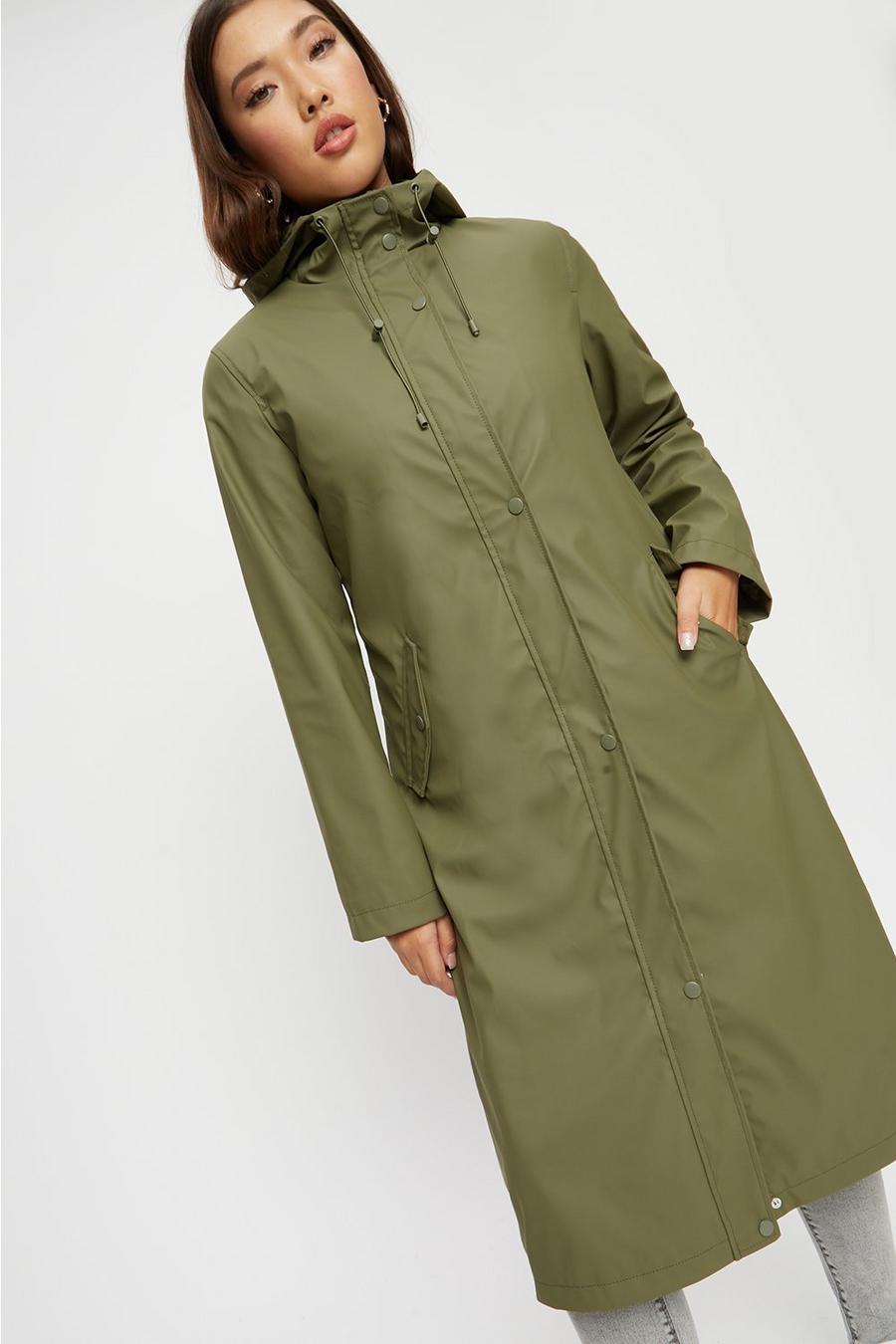 Longline Hooded Raincoat