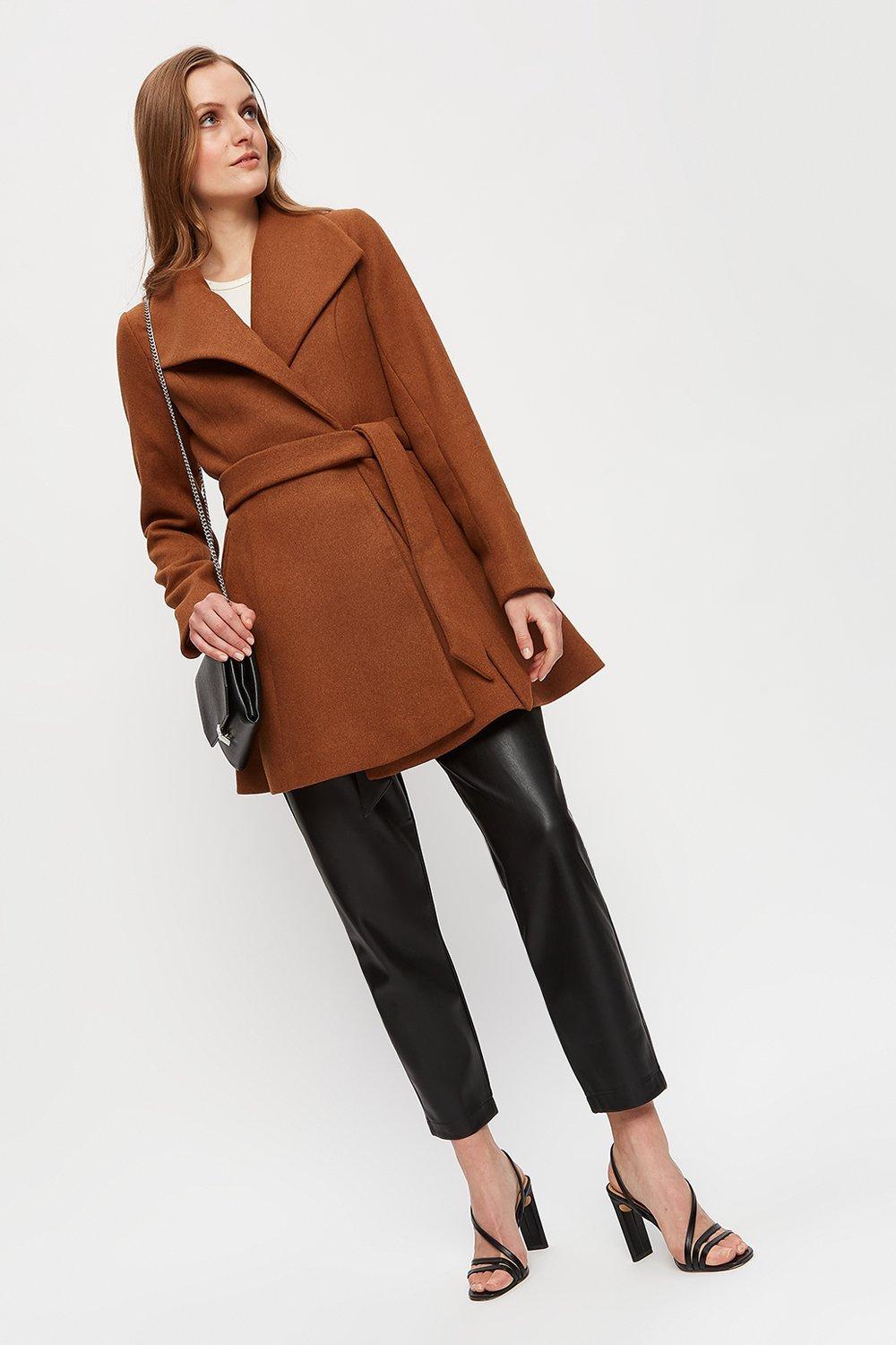 wrap coat dorothy perkins